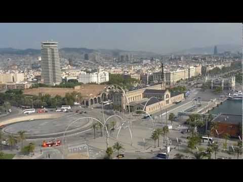 Барселона с высоты канатной дороги