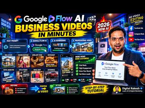  Social Media Business Videos with Google Flow  Promotional Videos for Instagram Facebook  YouTube