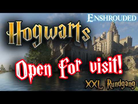 Welcome to Hogwarts! The biggest Enshrouded project is NOW ready to visit!