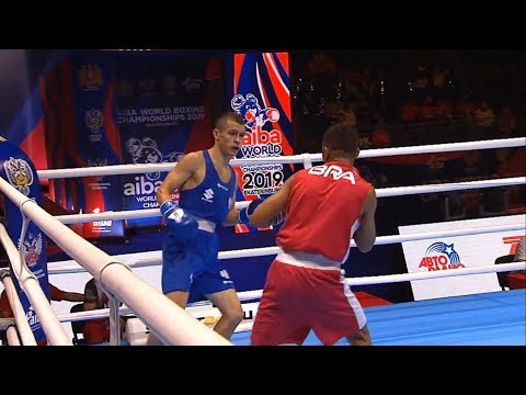 Preliminaries (57kg) DE ANDRADE Douglas (BRA) vs IWANOW Jaroslaw (POL) /AIBA World 2019