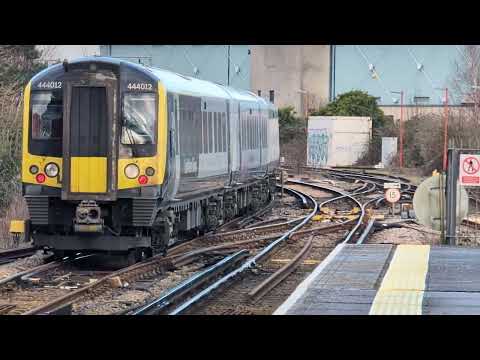 SWR EMU no: 444012 @ Poole (1W59) 11/01/2025.