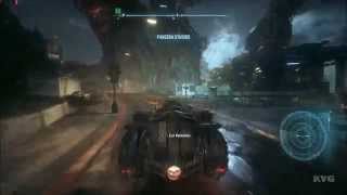 Batman: Arkham Knight - Batmobile Open World Free Roam Gameplay (PC HD) [1080p]