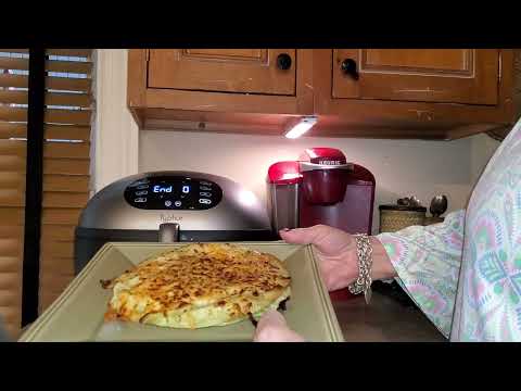 Air Fryer Cheesy Bread Italian Style w Typher Dome 2 Air Fryer Quick & Delicious