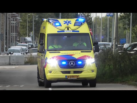 Nieuwe Ambulance 13-116 met Spoed in Amsterdam Noord