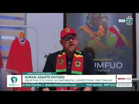 Eric Tinkler Sets CAF Ambitions for Asante Kotoko After Appointment