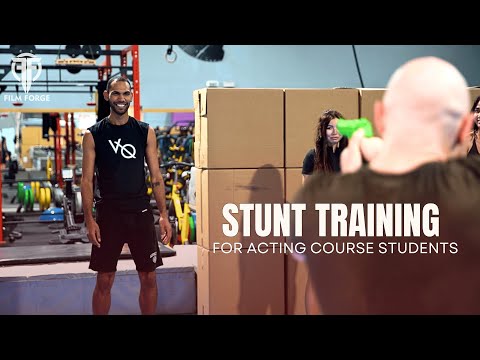 Stunt Training for Acting Course Students