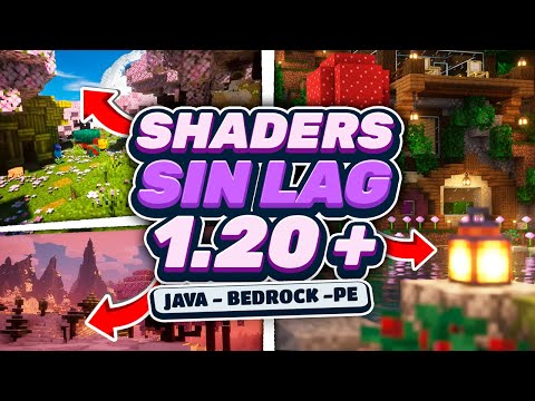 🛑10 Best SHADERS for MINECRAFT 1.20 -1.20.1 (LOW, MEDIUM and HIGH END) SHADERS PE 1.20.1💎