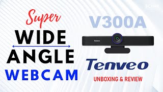Tenveo 1080p Wide Angle Webcam - V300A  🌟  UNBOXING REVIEW