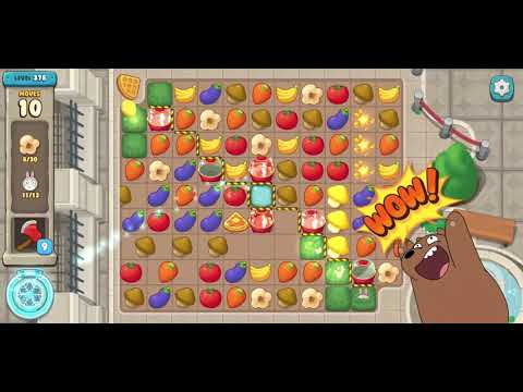 We Bare Bears Match3 Repairs Level 378 - No Boosters