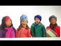 Barney S Christmas Star Kami Beth Kevin And Darnell Sing The National Anthem