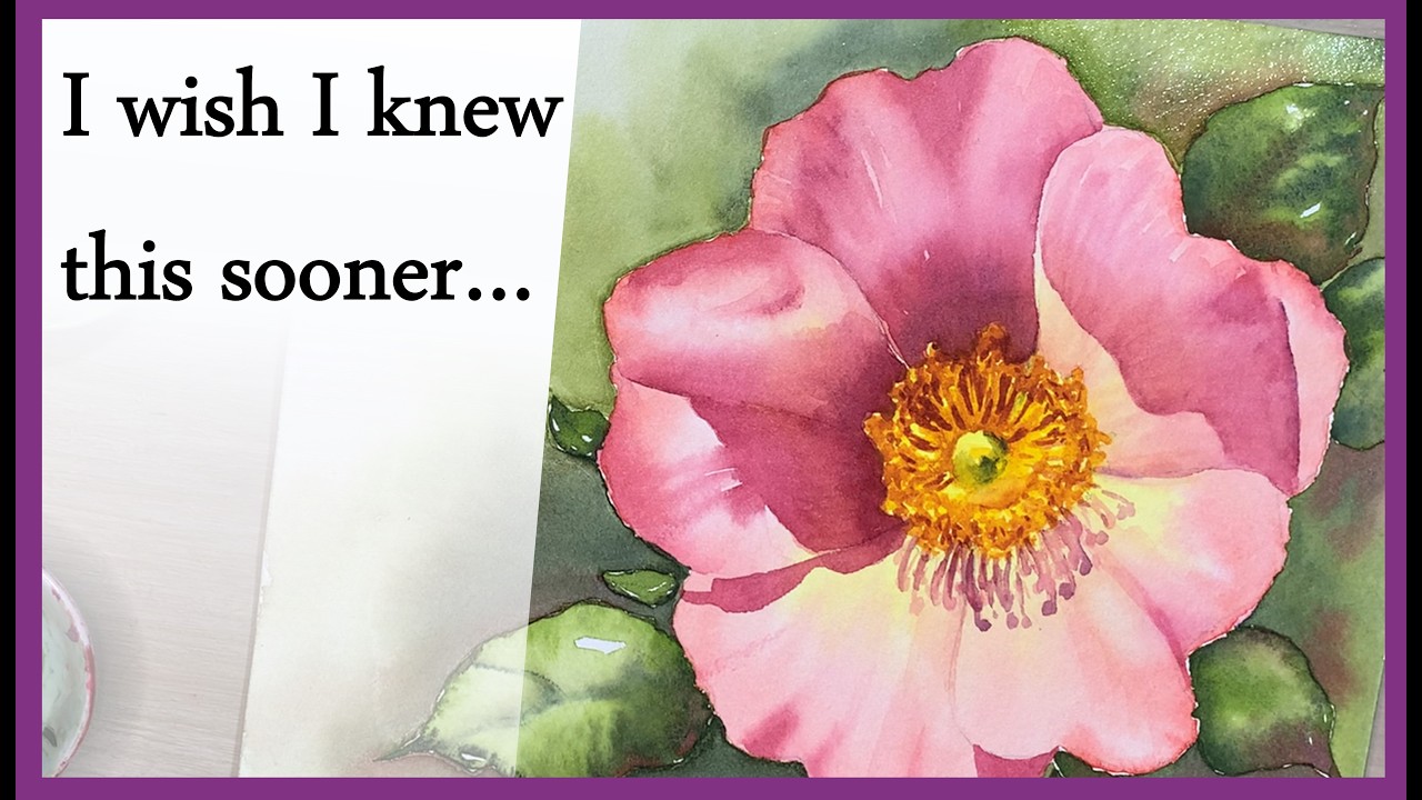 BEGINNERS! 3 MUST-Know Watercolor Techniques that Transformed my Art!
