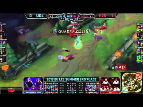 EU LCS Summer Playoffs | H2K vs UOL Denied Pentakill -_-