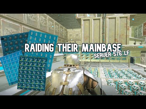 RAIDING THEIR MAINBASE | Ark Official PvP