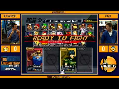 SALT #87  Coyle Y Link vs UltimaScout Fox   Winners Round 2   Melee Singles