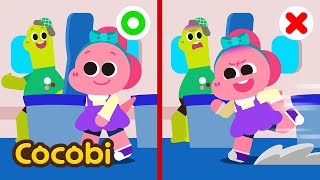 Download lagu Keamanan Pesawat | Jangan Lari di Pesawat! | Lagu Anak | Cocobi mp3