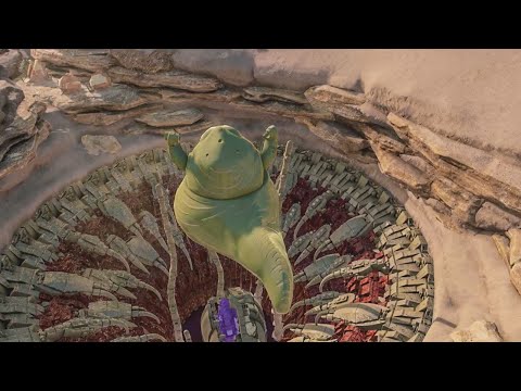 What happens if Jabba the Hutt jumps into the Sarlacc Pit? - LEGO Star Wars: The Skywalker Saga