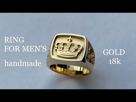 HOW TO MAKE ROYAL RING FOR MEN’S /Мужской перстень￼/