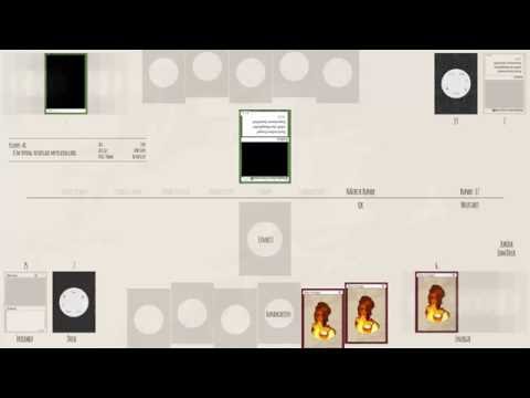 Korona: Tinker's Curse. Game 1, Untrained Agent vs. Advanced Heuristic Opponent
