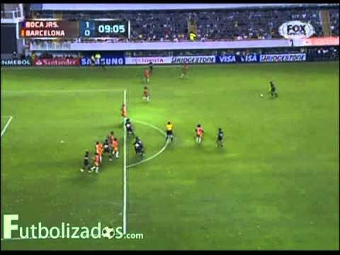 Gol de Nicolas Blandi. Boca Jrs. - Barcelona. Copa Libertadores 2013.