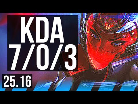 AKALI vs ORIANNA (MID) | Godlike | KR Master | 25.16