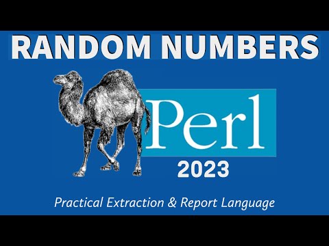 Perl Programming - Random Numbers 2023