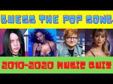 Guess the Song | 2010-2020 Pop Music Quiz | 30 Songs!