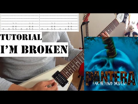 Como tocar I'm Broken de Pantera en guitarra