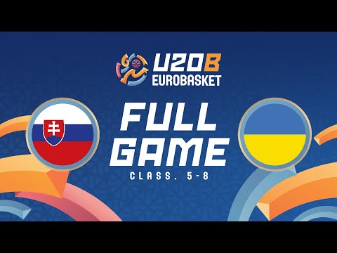 Class. 5-8 | Slovakia v Ukraine | Full Basketball Game | FIBA U20 Women's EuroBasket 2025 Division B