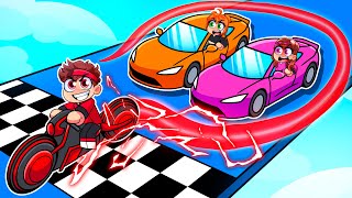 I'm making fun of my FAN GIRLS in a 1v1 race on GTA V!