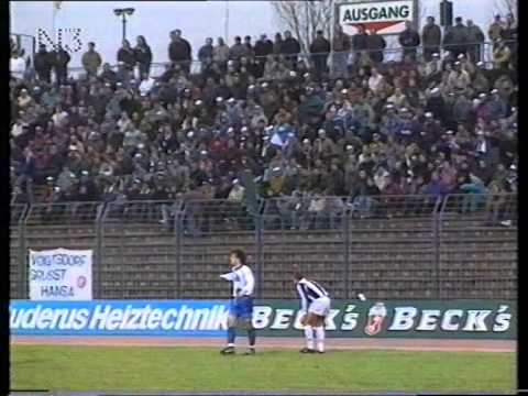 Hansa Rostock - Wattenscheid 09 1:1 Bundesliga 1991 / 1992 (Nord 3)