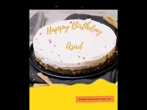 Asad name birthday cake #asadqureshi #birthday #birthdaycake #birthdaycelebration #india