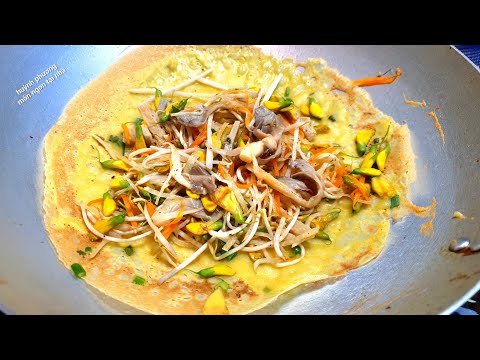 Bánh xèo chay - bánh xèo miền tây giòn ngon nhanh gọn ăn mùng 5 tháng 5 - vegan recipes
