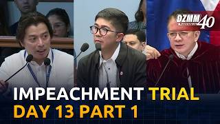Impeachment trial day 13 part 1: Senator-judges interpellate state auditor witness