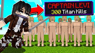 Minecraft, But I Made it ATTACK ON TITAN...