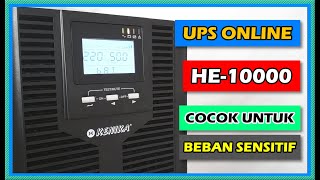 UPS Online Output Stabil Cocok untuk Beban Sensitif | UPS Online Kenika HE-10000