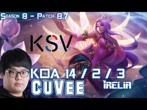 KSV CuVee IRELIA vs SINGED Top - Patch 8.7 KR Ranked