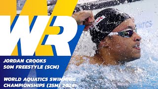 Download lagu 🇰🇾 Jordan Crooks Makes History: First Under 20s 50m Freestyle Record! mp3