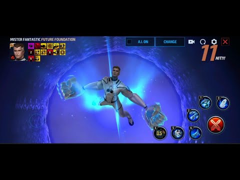 Mister Fantastic in Future Foundation suit skills preview | Marvel Future Fight