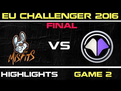 MIL vs MSF Game 2 Highlights EUCS Summer Grand final 2016   Millenium vs Mistfits   MSF vs MIL
