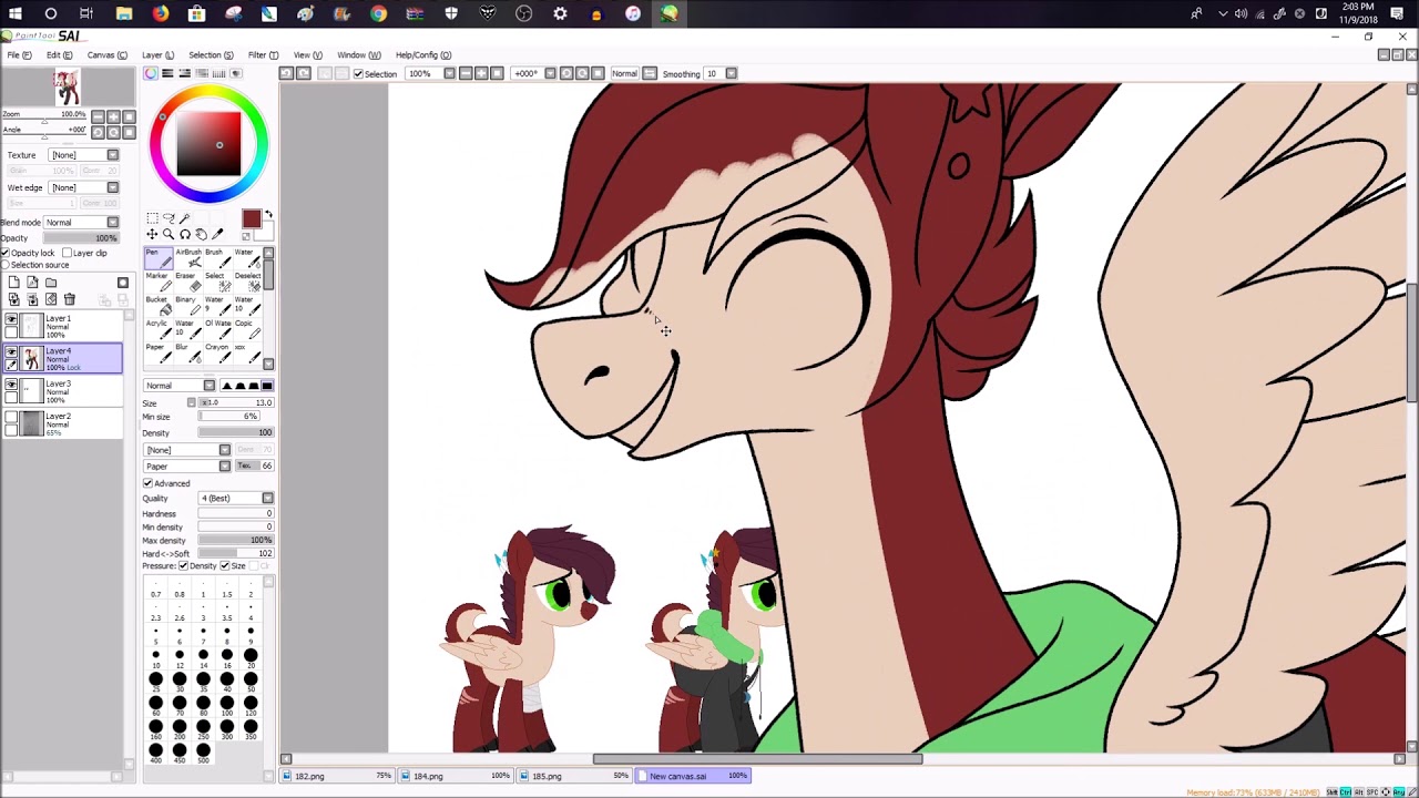 commission for kyper space speedpaint