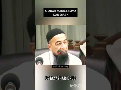 apakah maksud ijma dan qias - ustaz azhar idrus #ustazazharidrus #shorts #youtubeshorts #uai