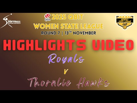 2025 Qbit Womens State League HIGHLIGHTS (Round 7) | Royals v Thornlie Hawks