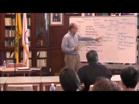 Prof David Bradshaw - Aristotle's Influence in the Christian East & West