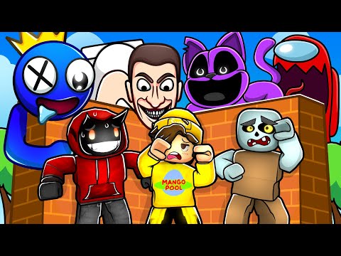 Build To Survive MONSTERS in Roblox...