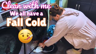 Sick But Still Cleaning | Real Life Homemaking Motivation