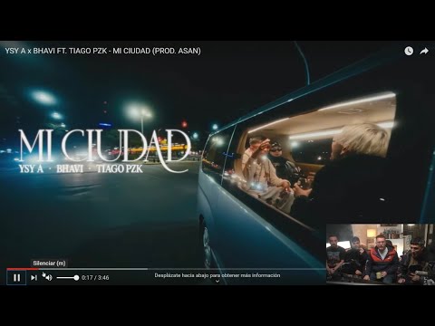 Pizza Con Champan #1 - Ysy A x Bhavi ft. Tiago PZK - Mi Ciudad (Reacción)