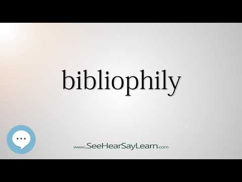 bibliophily