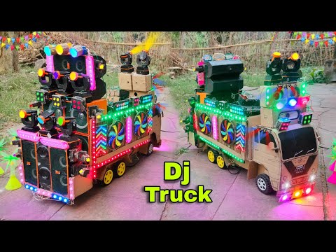 Mini Dj Truck loading At-New Home by cardboard making dj truck and light dj toy eicher dj big Dj Sr