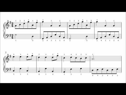 Bach: Minuet in G Major, BWV Anh. 116 (Student Edition)