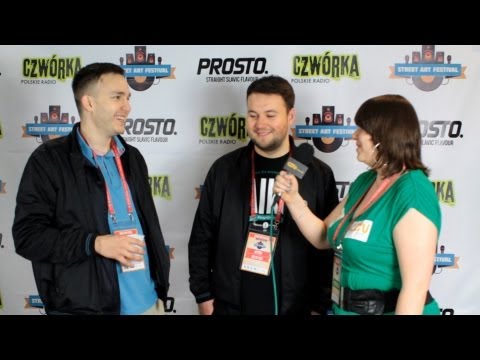 Ten Typ Mes i Stasiak - wywiad | Street Art Festival 2013 | CDN